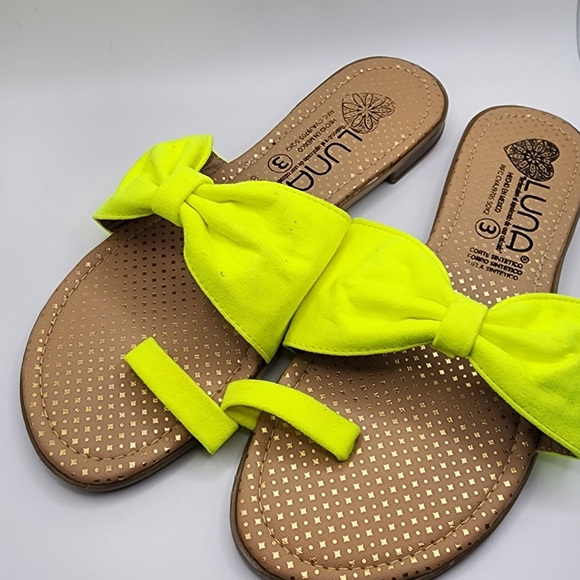 Brand New Neon Sandals for Adults in Size 6 - Picture 3 of 4